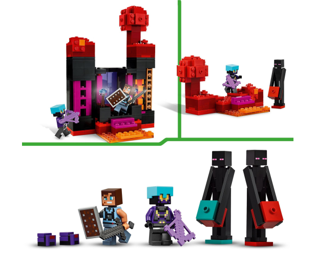 LEGO Minecraft 21279 Wieża Endermana - 1331615 - zdjęcie 4